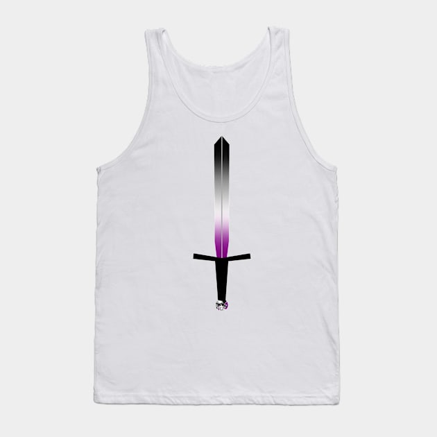 Asexual Sword Tank Top by nats-designs